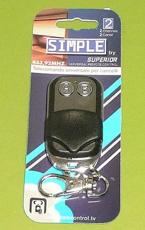 Utolsó esély Távirányító GARAGE JOLLY-OPEN-2 REM GARAGE/J-2