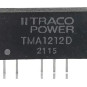 TMA1212D DC/DC átalakító be: 12V ki: +12V, -12VDC 42mA 5p. SIP DC12-12D/1W-T Expressz szállítás