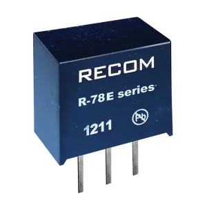 Újdonság DC/DC átalakító be: 7-28V ki: 5V 500mA R-78E5.0-0.5 DC24-05S/2.5W-R