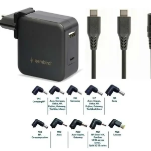 Utolsó esély Gembird P.SUP.USB-PD01 Power Delivery 60W USB-C univerzális gyorstöltő P.SUP.USB-PD01