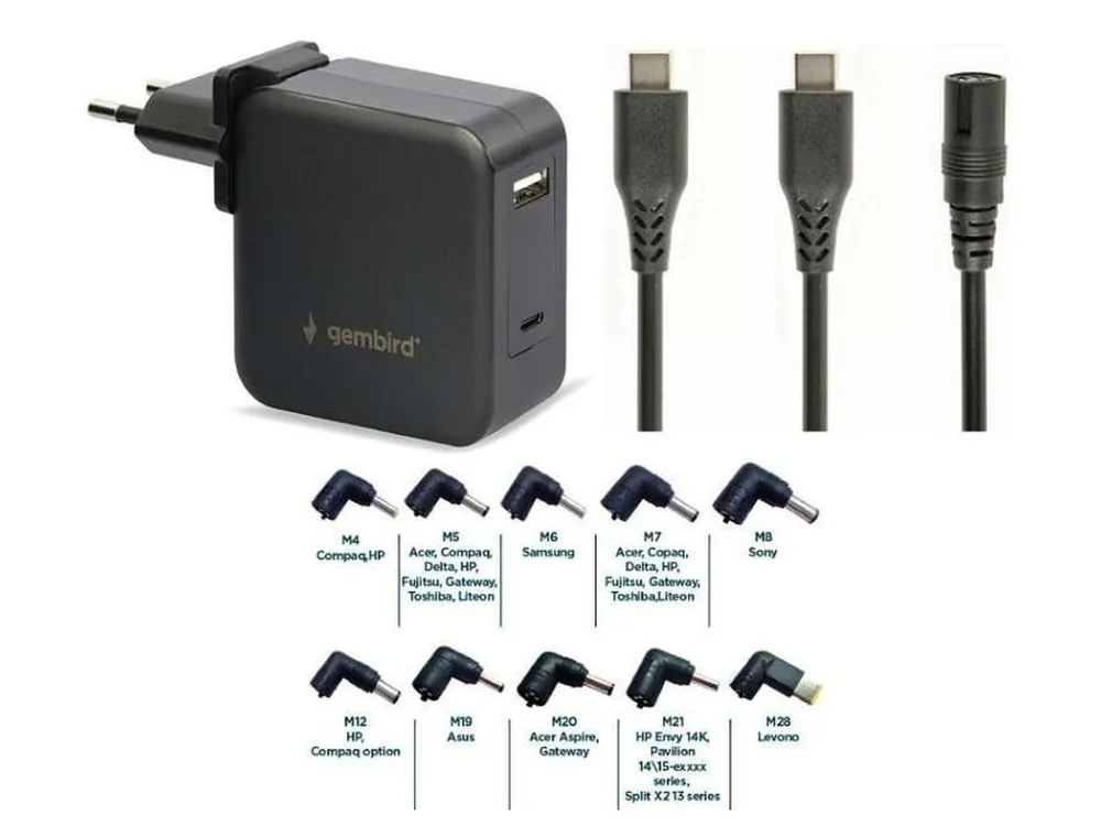 Utolsó esély Gembird P.SUP.USB-PD01 Power Delivery 60W USB-C univerzális gyorstöltő P.SUP.USB-PD01