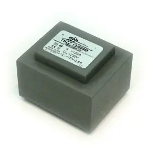 TRAFO 230VAC / 18VAC 0.67A 12VA TRAFO18V/12Z Kiváló minőség