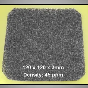 Szűrő betét 45ppi CYP F-120/45 -ös rácsba ventilátorhoz CYP F-120/45B Alacsony ár