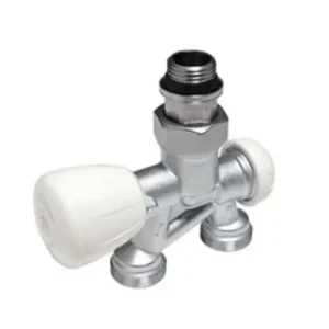 R356BX062Giacomini 1/2˝*18R356B/1 padló f. egypontcsatlakozású, (injektorcsöves) radiátorszelep, kétcsöves Újdonság