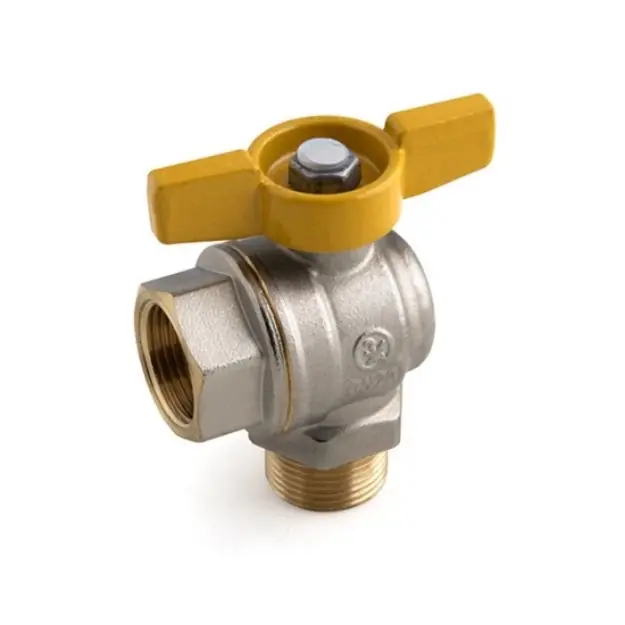 Giacomini 3/4˝R780GBsarok golyóscsap fix-KB, T-fogantyús, gázra Kiváló minőség