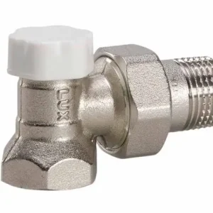 Eredeti Luxor 3/8˝ radiátor visszatérő torló szelep DS122 sarok kivitel