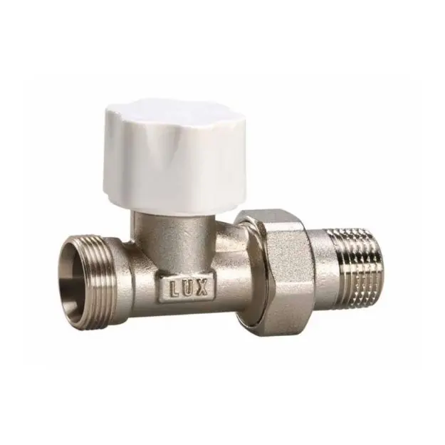 Luxor 1/2˝*(24x19) RD211 termosztatikus rad.szelep, egyenes, kézikerékkel, műa./rézcsőhöz (24x19) Akció