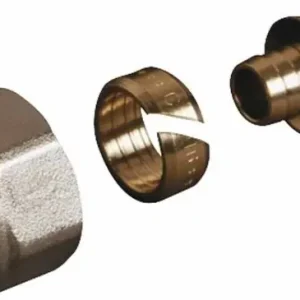 Luxor műanyagcső csatlakozó D16x2,2mm-es műanyagcsövekhez TP95 Népszerű