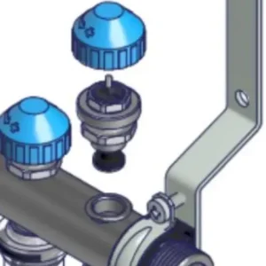 Luxor 560 termosztatikus szelepbetét CD-osztókhoz (visszatérő) Olcsó