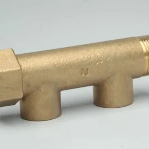 3/4˝ osztó-gyűjtő, 2*1/2˝ belső menettel, réz Népszerű