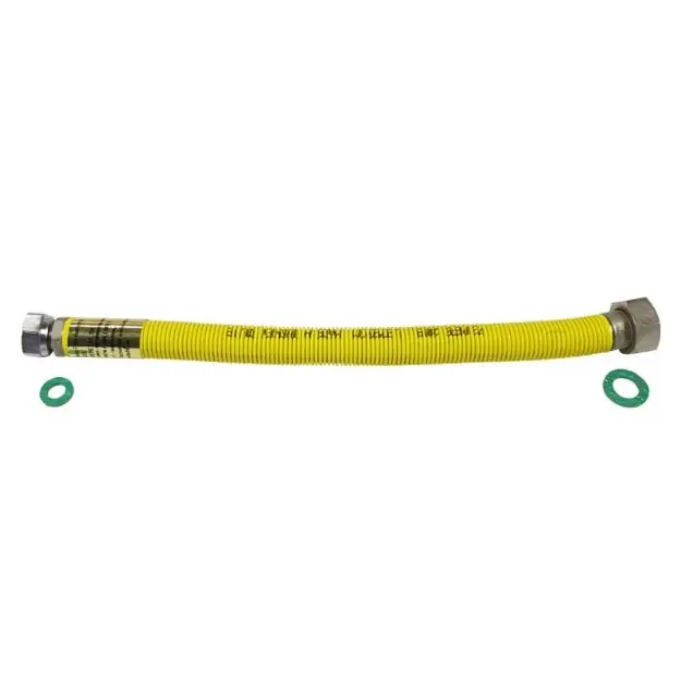 73 PEPE Rozsdamentes nyújtható gáz flexibilis cső 1/2˝-3/4˝ * 500-1000mm B-B Legjobb ár