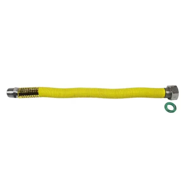 Expressz szállítás 73 PEPE Rozsdamentes nyújtható gáz flexibilis cső 1/2˝-3/4˝ * 750-1500mm K-B