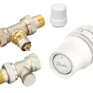 Danfoss termosztatikus radiátorszelep SZETT - egyenes (REDIA-RA click + RA-IN + RLV-S) Vedd meg most