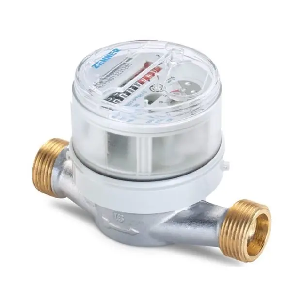 Kiváló minőség Zenner ETWD-M 2,5-110 1/2" vízóra (meleg), hollandi nélkül R80H40V ZR