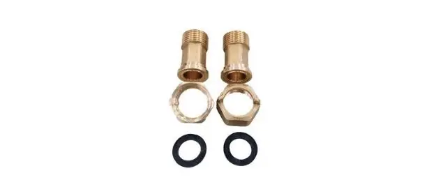 Alacsony ár 1˝ csatlakozó csavarzat (2 hollandi + 2 toldat + 2 tömítés) vízórához