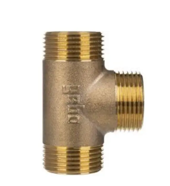 Eredeti Gebo Gold 3/4" T-idom K-K-K, sárgaréz