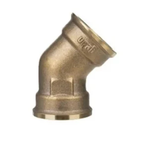 Gyors szállítás (120-4BR) Gebo BR 1/2˝ B-B 45°-os könyök, sárgaréz