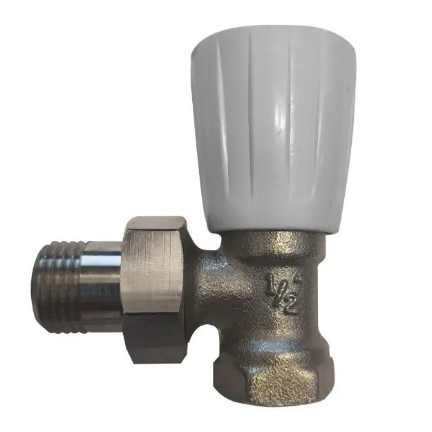 Újdonság 1/2˝ 334 (234) KETTÖS BEÁLL. SAROK RAD. SZELEP, NIKKELEZETT