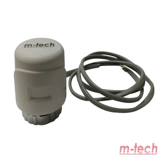 m-tech UniTherm K-tip.termoelektromos fej, alaphelyzetben zárt230V, 50Hz Ingyenes szállítás