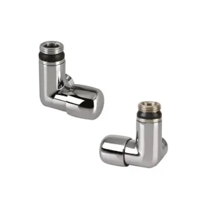 Eredeti ICMA art. 1143 dizájn térsarok visszatérő szelep, 1/2" M24x1,5, réz- és műanyag csövekhez, króm