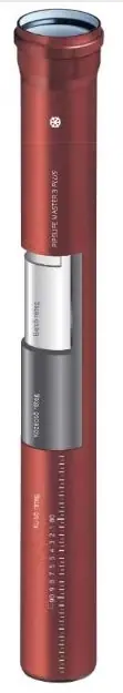 Kiváló minőség Pipelife D110 / 2000mm MASTER-3 tokos lefolyócső, zajcsillapított