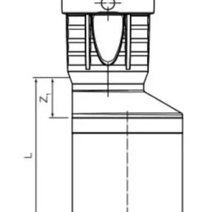 Olcsó Pipelife D50/40 MASTER-3szűkítő, zajcsillapított