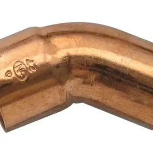 Akció Forrasztható réz 45° ív 22mm, KB, 45°könyök