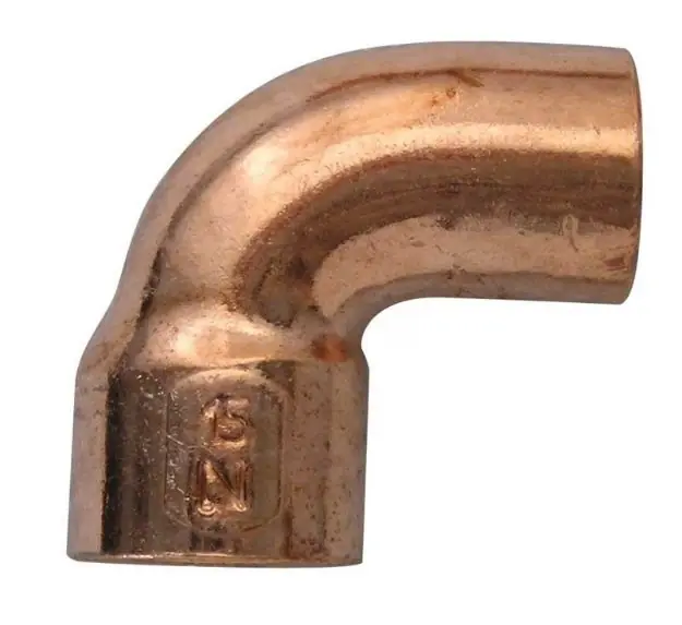 Forrasztható réz könyök 54mm, KB, 90° Kedvezmény