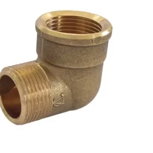 3/8" sárgaréz K-B könyök Prémium