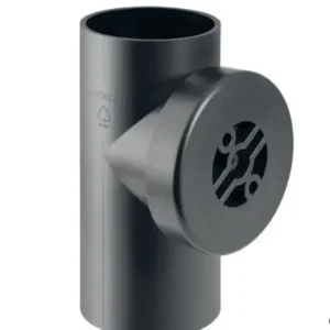 Geberit D110/110 PE-HD 90°-os tisztító idom, lecsavarható kupakkal Akció