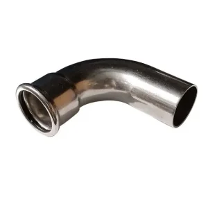 Bänninger 54mm 90°-os KB könyök, INOX (rozsdamentes), SS 304, Hőszivattyús és fűtési rendszerekhez Olcsó