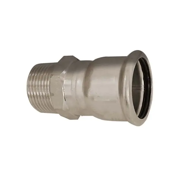 Biztonságos fizetés Bänninger 22mm*3/4˝ KM csatlakozó, INOX (rozsdamentes), SS 304, Hőszivattyús és fűtési rendszerekhez