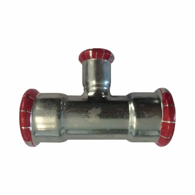 Népszerű m-tech CarboPress 54mm-42mm-54mm T-idom, szénacél