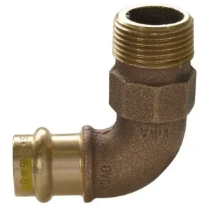 Csak ma 15-1/2" 90°-os külsőmenetes gáz press könyökidom