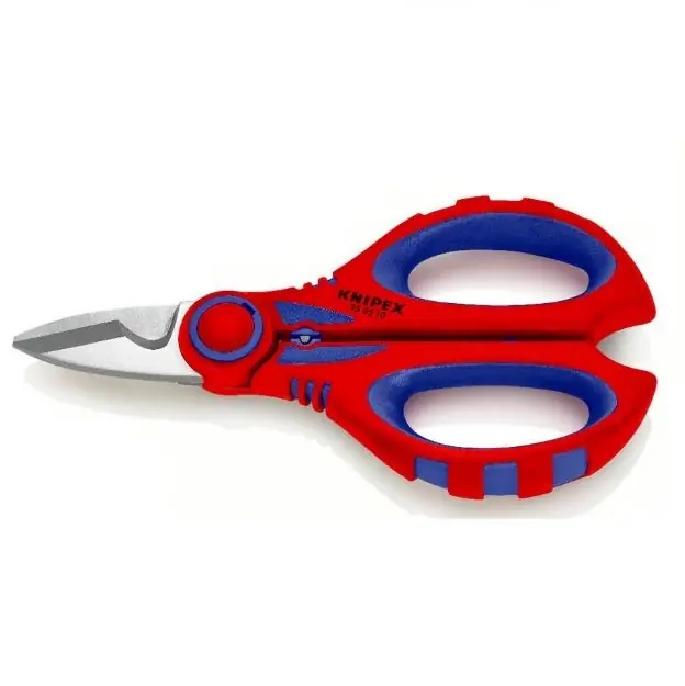 Knipex Villanyszerelő olló krimpelővel 160mm Népszerű
