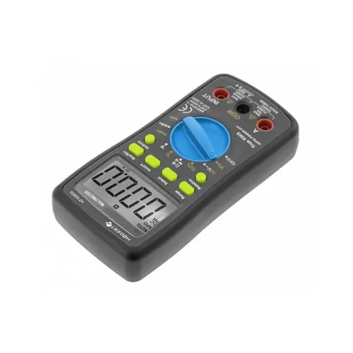 Digitális multiméter, LCD kijelző, AC-DC 600V, 10A, 40 MΩ , HÖGERT HT1E603 Prémium