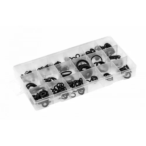 O-gumigyűrű készlet, 225 részes, fekete 3-22mm, olaj és benzin álló, HÖGERT HT8G509 Vedd meg most