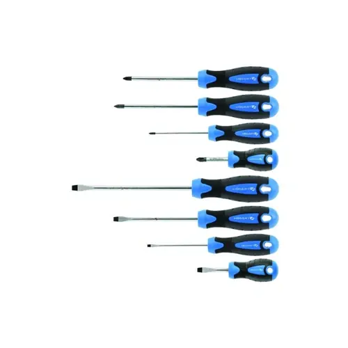 Csavarhúzó készlet, mágneses, 8 részes, HÖGERT HT1S096 Autentikus