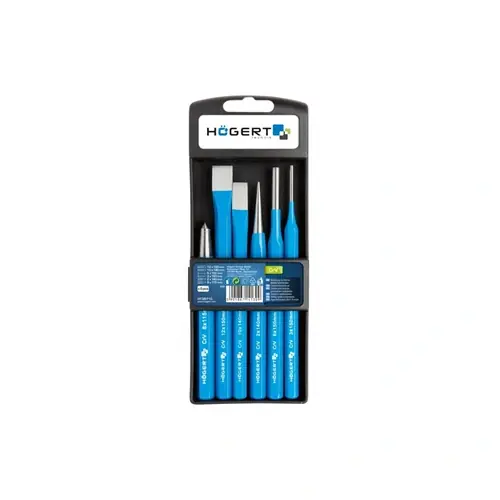 Legjobb ár Véső és pontozó készlet, 6 része,s, HÖGERT HT3B710/ RENDELÉSRE