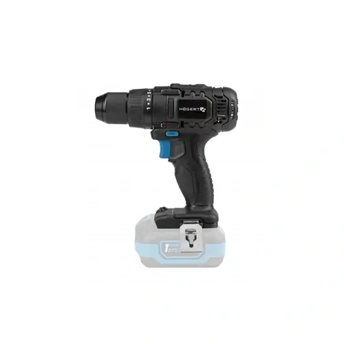 Kiváló minőség Akkumulátoros fúró-csavarozó géptest (töltő és akku nélkül), 18 V, 50 Nm,HÖGERT HT2E220-0DD