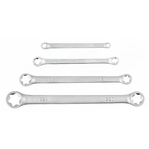 Vedd meg most TORX kulcs készlet, kétoldalú, E6-E24, 4 részes , HÖGERT HT1W590