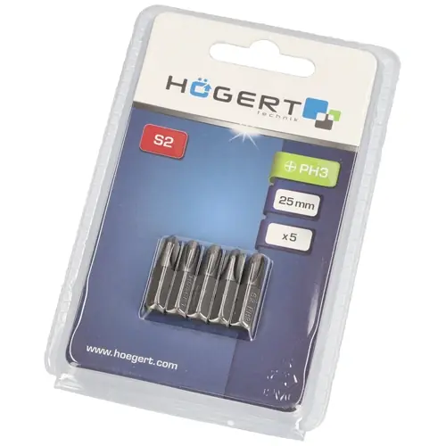 Bitfej, csillag, PH3, 25 mm, 5db/csomag , HÖGERT HT1S303 Ajánlat