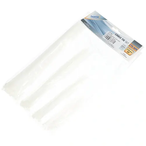 Expressz szállítás Kábelkötegelő szett (4 féle méret, fehér) 4x30db / csomag