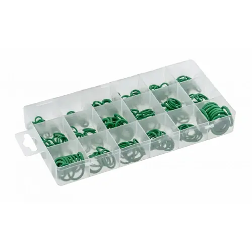 O-gumigyűrű készlet, 270 részes, zöld,3-50mm, hőálló , HÖGERT HT8G508 Akció