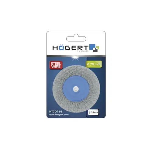 Drótkorong csapos, 75 mm, rozsdamentes 0,3 mm, HÖGERT HT7D714 / RENDELÉSRE Népszerű