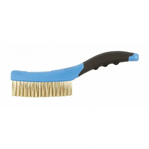 Kiváló minőség Drótkefe, 4x16 sörtekiosztás, sárgaréz, HÖGERT HT3B631 / RENDELÉSRE