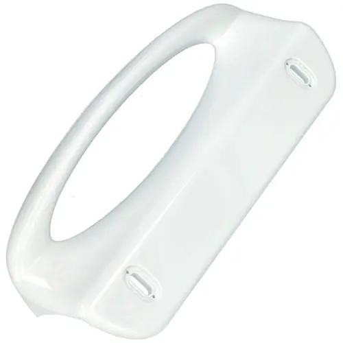 Pénzvisszafizetés Fogantyú, ívelt, fehér, műanyag (eredeti) ZANUSSI hűtőgép