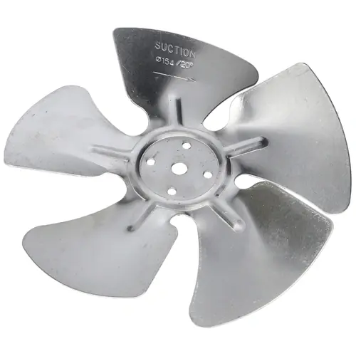 Ventilátor lapát univerzális fém 154mm /szívó/ 19°-26° (HELYETTE HVE9151) Autentikus