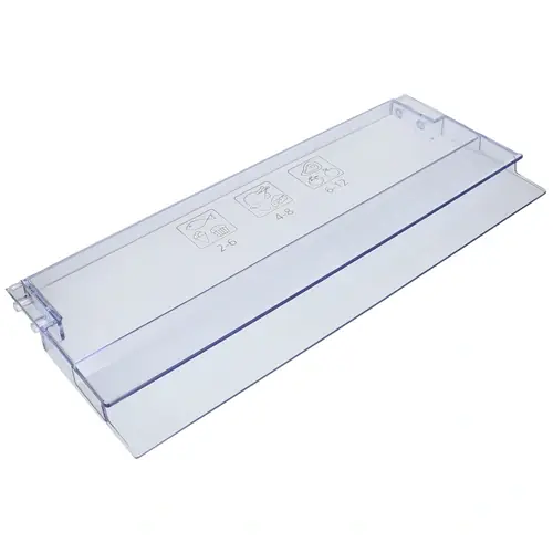 Népszerű 445x188x25 mm Előlap, fagyasztófiók, kékes átlátszó (eredeti) BEKO hűtőgép
