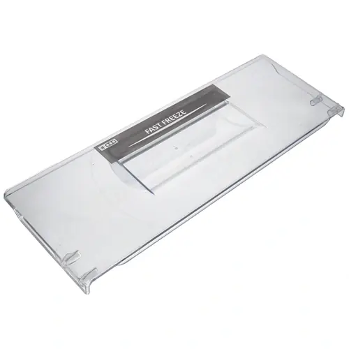 442x155x20 mm Előlap, fagyasztófiók, átlátszó (eredeti) ZANUSSI pl.: ZRB34NA hűtőgép Autentikus